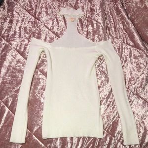 Fashion Nova Off The Shoulder Choker Shirt